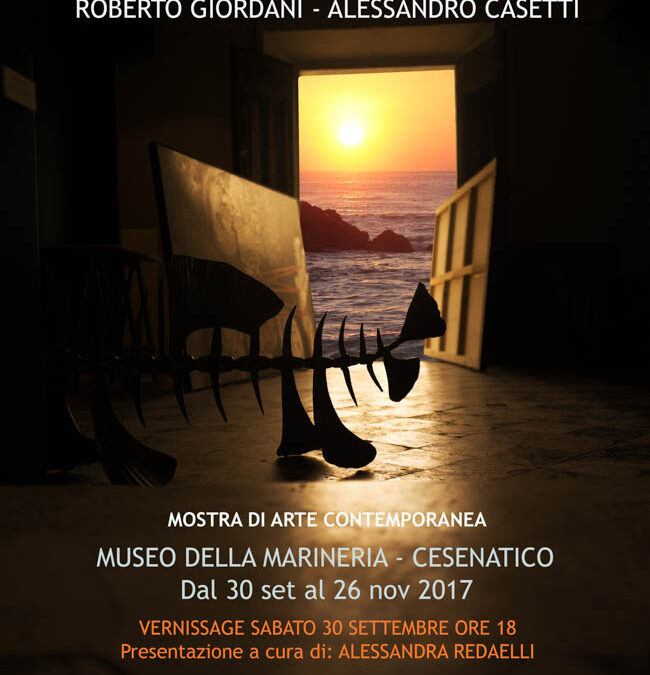 aMareaMare, mostra di arte contemporanea di Roberto Giordani e Alessandro Casetti