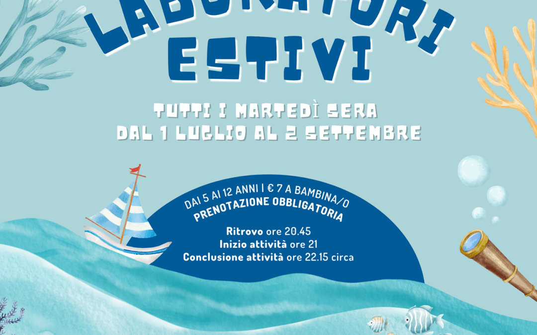 Tornano i laboratori serali al museo!